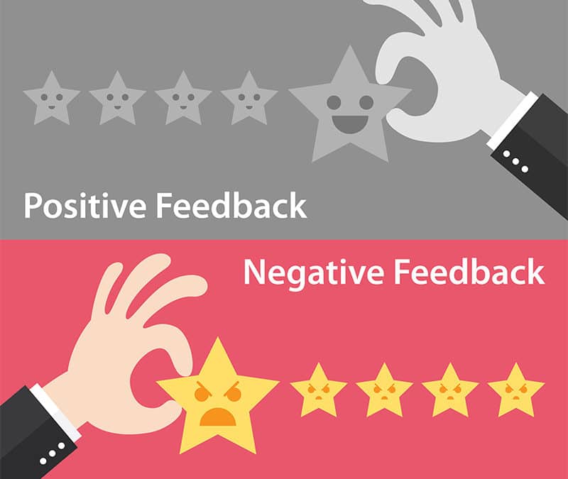 "how to handle negative feedback"